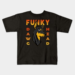 Funky Dawg Head Kids T-Shirt